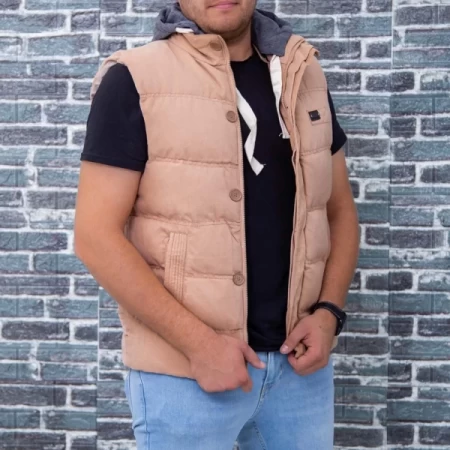 Herrenweste 3323 Beige Mode