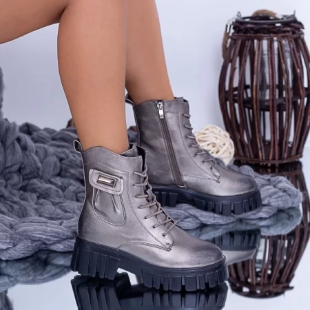 MX305 Gunmetal -Stiefel Mei