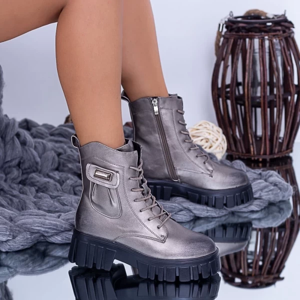 MX305 Gunmetal -Stiefel Mei