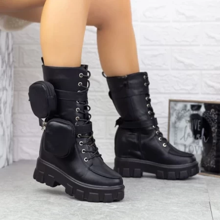 Xn62 schwarze Stiefel Mei