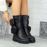 Xn62 schwarze Stiefel Mei