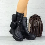 Xn62 schwarze Stiefel Mei