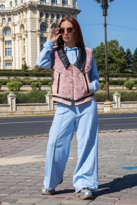 20-4 rosa Weste von Frauen Mode