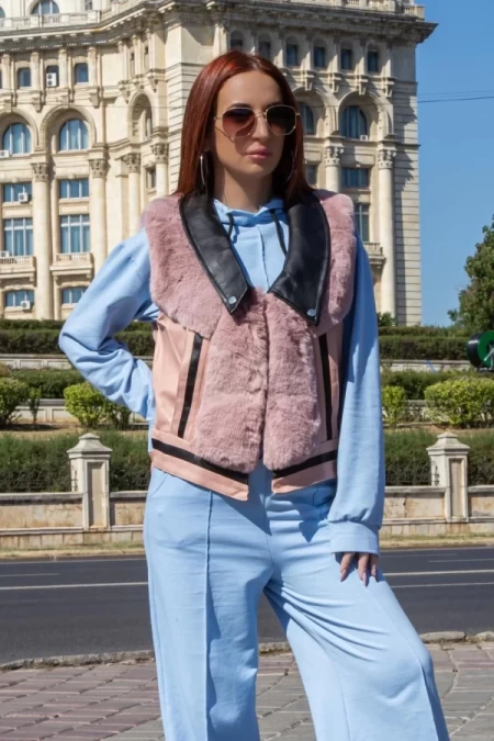 20-4 rosa Weste von Frauen Mode