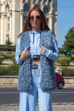 Frauenweste 2010 Blau Mode