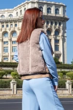 20-4 Cremeweste für Frauen Mode