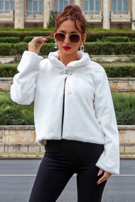 Frauenjacke 21-27 Weiß Mode