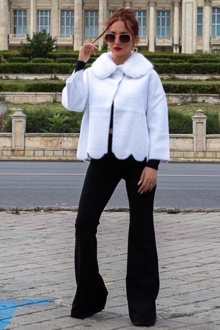 Frauen Hbn11 Jacke weiß Mode