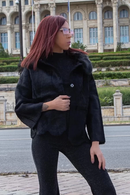 Frauen Hbn11 Jacke schwarz Mode