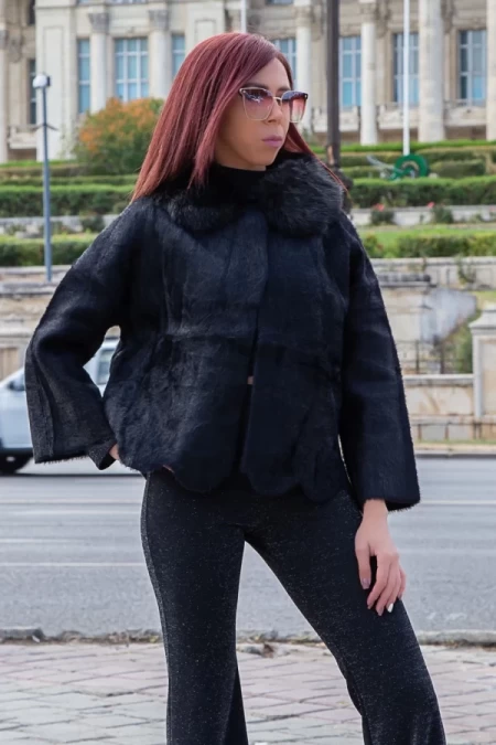 Frauen Hbn11 Jacke schwarz Mode