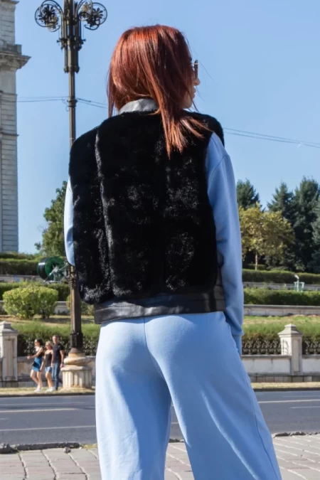 20-4 schwarze Weste der Frauen Mode
