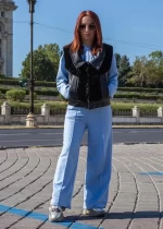 20-4 schwarze Weste der Frauen Mode