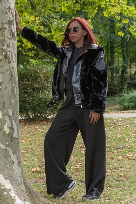 Frauenweste 2087 Schwarz Mode