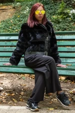 Frauenweste 2021-3 Schwarz Mode